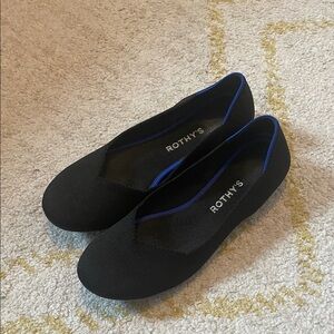 Rothy's Women's Black The Flat slip-on shoes